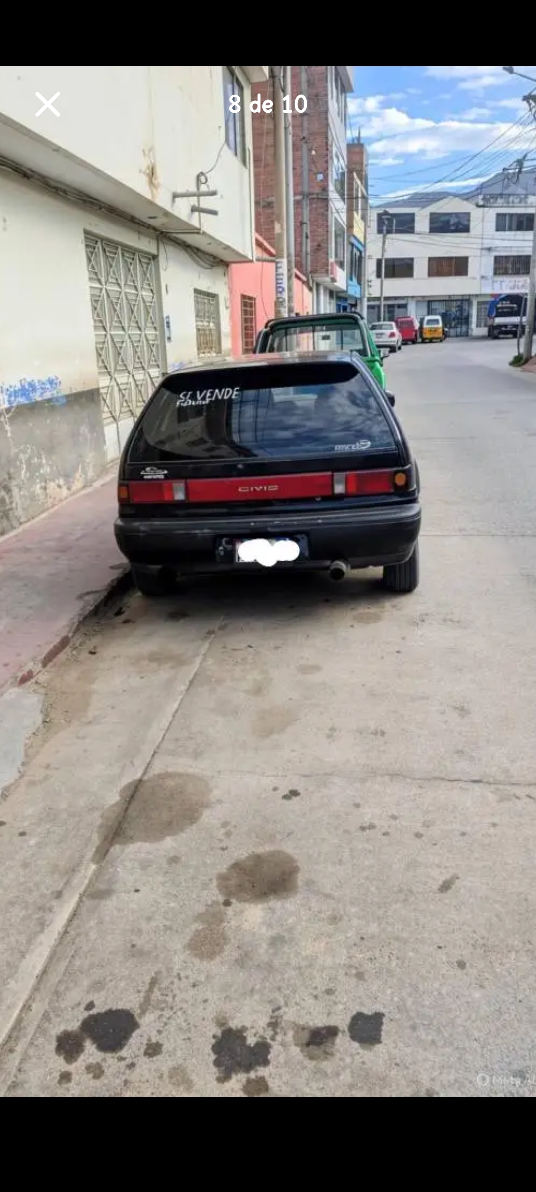 Evidencia fotográfica: Carro mal estacionado - Av Huanuco